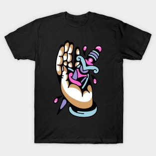 Hand dagger T-Shirt